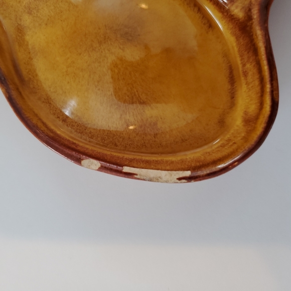 California Pottery E403 Gold Double Spoon Rest and S & P Shaker Holder - Picture 7 of 8